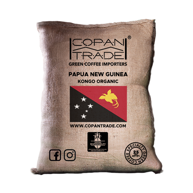 2 lbs. Papua New Guinea Organic Estate Fresh Roast Medium/Dark